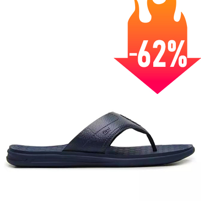 Sandalia Pata De Gallo Flexi para Hombre A Prueba De Agua Estilo 404109 Azul